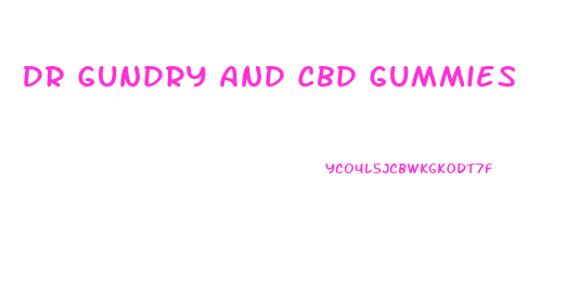Dr Gundry And Cbd Gummies