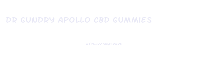 Dr Gundry Apollo Cbd Gummies
