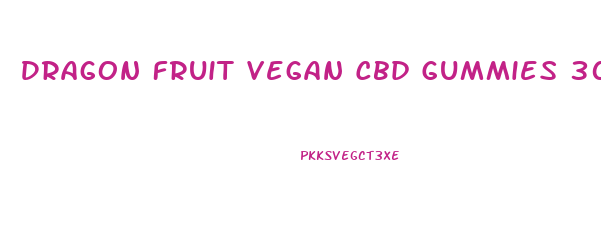 Dragon Fruit Vegan Cbd Gummies 300mg