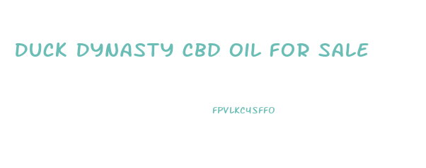 Duck Dynasty Cbd Oil For Sale