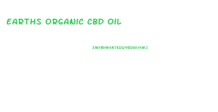 Earths Organic Cbd Oil