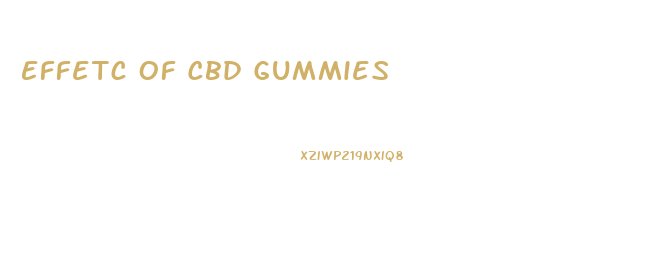 Effetc Of Cbd Gummies