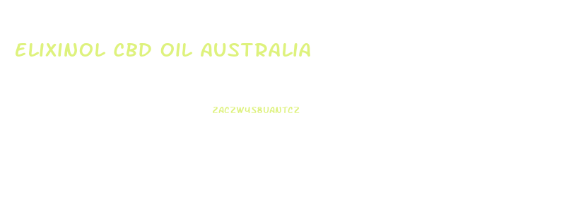 Elixinol Cbd Oil Australia