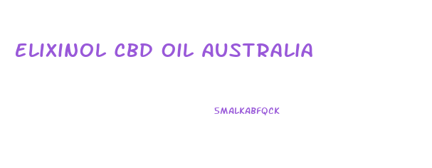 Elixinol Cbd Oil Australia