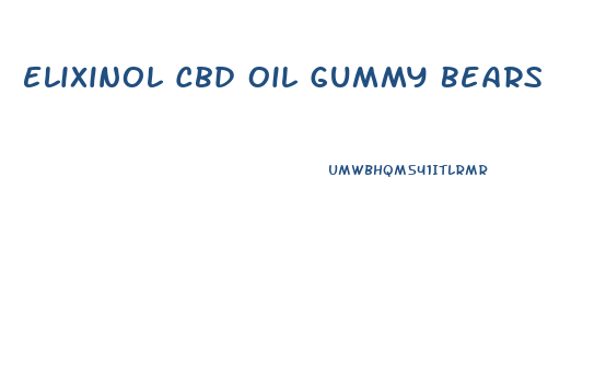 Elixinol Cbd Oil Gummy Bears