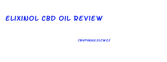 Elixinol Cbd Oil Review