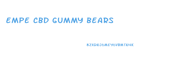 Empe Cbd Gummy Bears