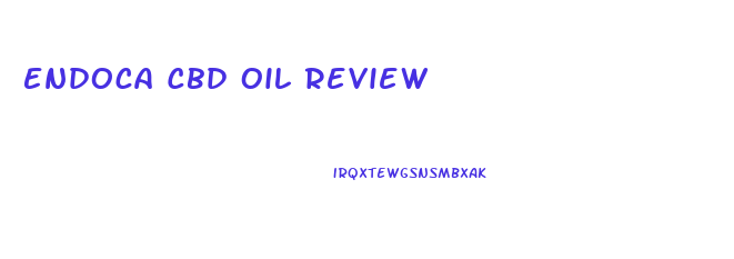 Endoca Cbd Oil Review
