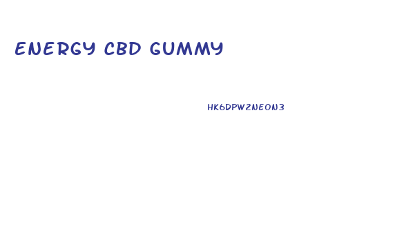 Energy Cbd Gummy