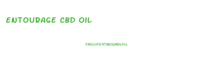 Entourage Cbd Oil