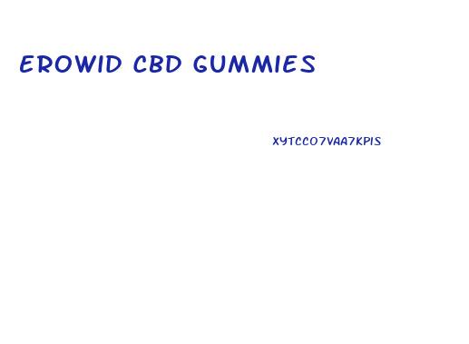 Erowid Cbd Gummies