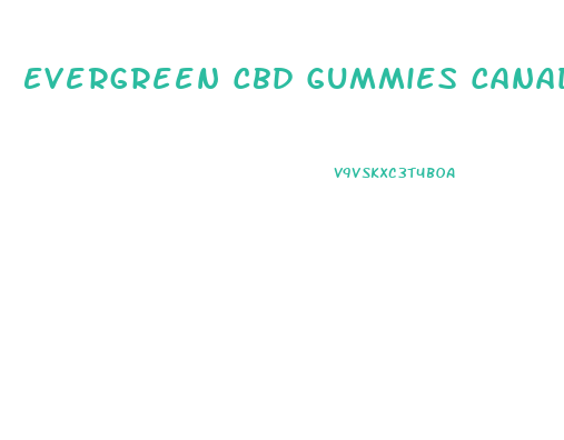 Evergreen Cbd Gummies Canada Where To Buy