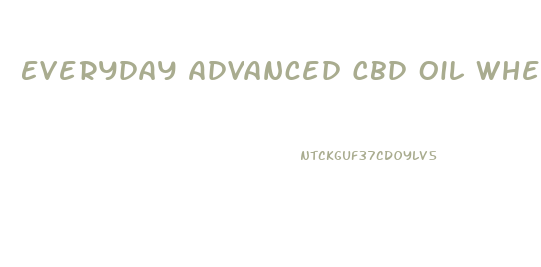 Everyday Advanced Cbd Oil Where To Buy