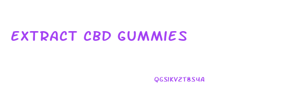 Extract Cbd Gummies