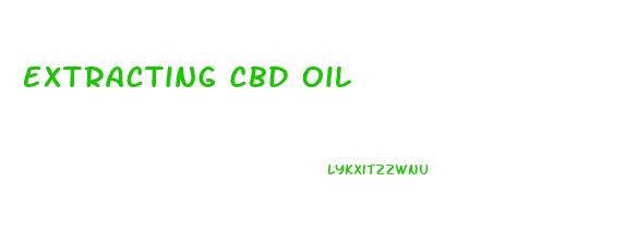 Extracting Cbd Oil