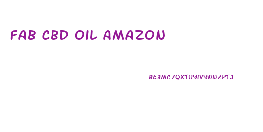 Fab Cbd Oil Amazon