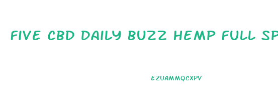 Five Cbd Daily Buzz Hemp Full Spectrum Gummies