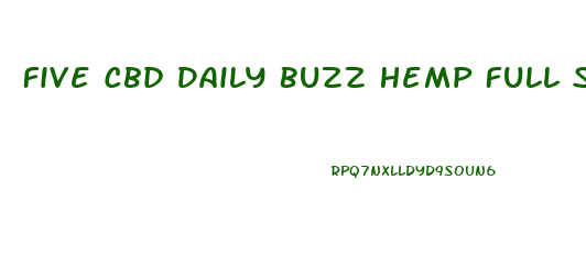 Five Cbd Daily Buzz Hemp Full Spectrum Gummies