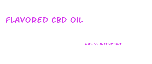 Flavored Cbd Oil