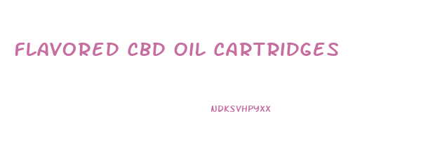 Flavored Cbd Oil Cartridges