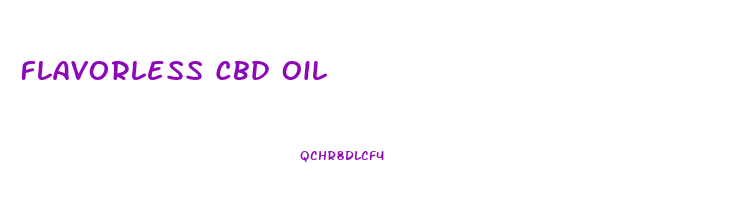 Flavorless Cbd Oil