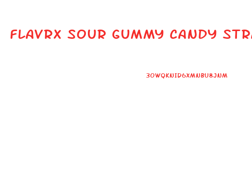 Flavrx Sour Gummy Candy Strawberry Belts Cbd