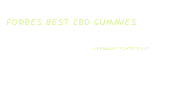 Forbes Best Cbd Gummies