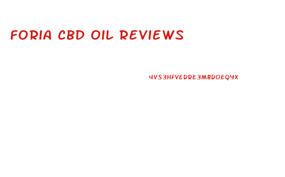 Foria Cbd Oil Reviews