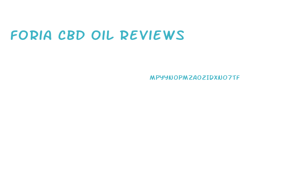 Foria Cbd Oil Reviews