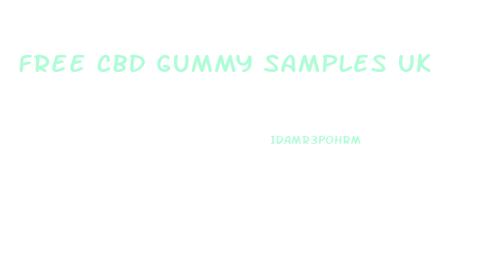 Free Cbd Gummy Samples Uk