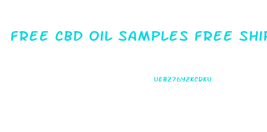 Free Cbd Oil Samples Free Shipping