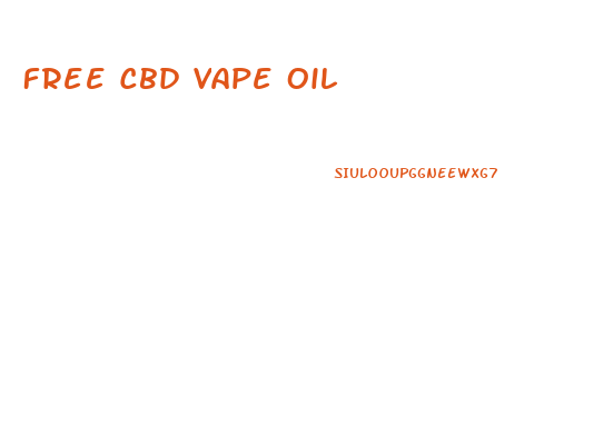 Free Cbd Vape Oil