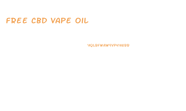 Free Cbd Vape Oil