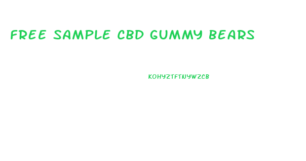 Free Sample Cbd Gummy Bears