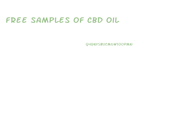 Free Samples Of Cbd Oil