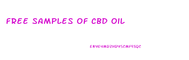 Free Samples Of Cbd Oil