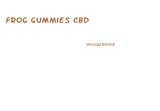 Frog Gummies Cbd