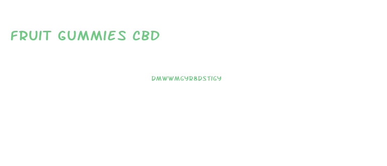 Fruit Gummies Cbd