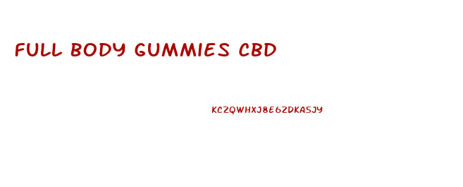 Full Body Gummies Cbd