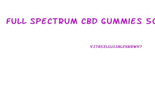 Full Spectrum Cbd Gummies 500mg