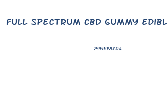 Full Spectrum Cbd Gummy Edibles For Sale Online