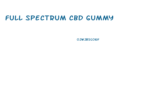 Full Spectrum Cbd Gummy