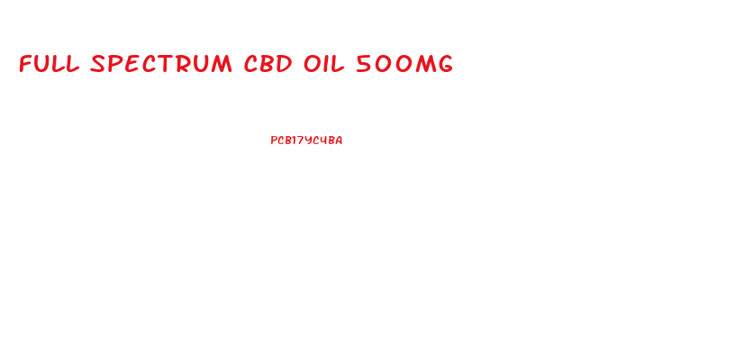 Full Spectrum Cbd Oil 500mg
