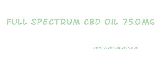 Full Spectrum Cbd Oil 750mg