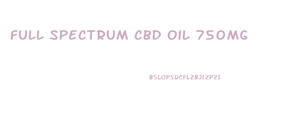 Full Spectrum Cbd Oil 750mg