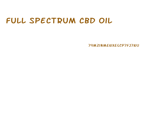 Full Spectrum Cbd Oil