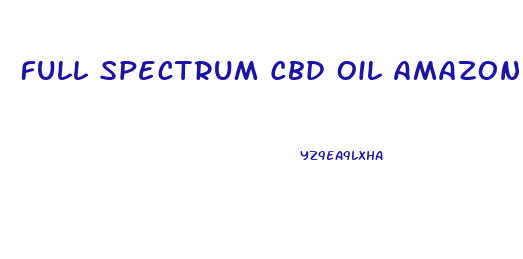 Full Spectrum Cbd Oil Amazon
