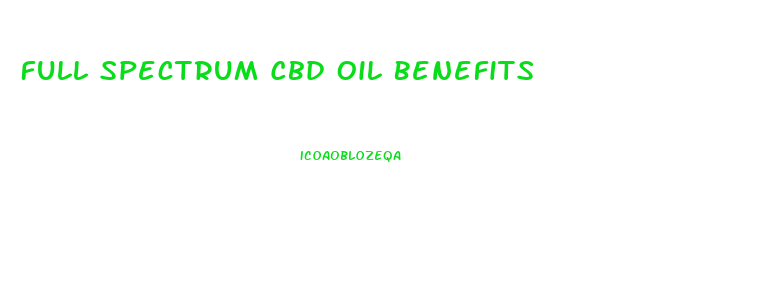 Full Spectrum Cbd Oil Benefits