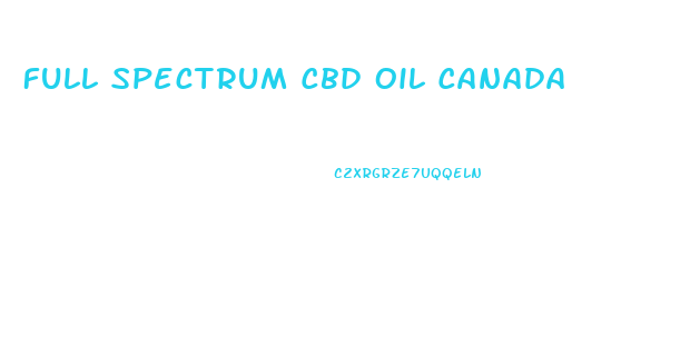 Full Spectrum Cbd Oil Canada