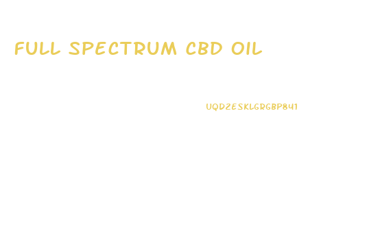 Full Spectrum Cbd Oil